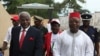 FILE - Sierra Leonean Vice President Samuel Sam-Sumana, shown in Freetown in October 2012, says he's feeling well but "decided to be put under quarantine because I do not want to take chances."