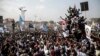 Les partisans de Martin Fayulu lors d'un meeting à la Place Sainte-Thérèse à N'Djili, Kinshasa, le 3 février 2019.