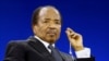Le président camerounais Paul Biya au Forum de Paris sur la paix, en France, le 12 novembre 2019. 
