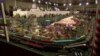 Trains Light Up Baltimore Holiday Display