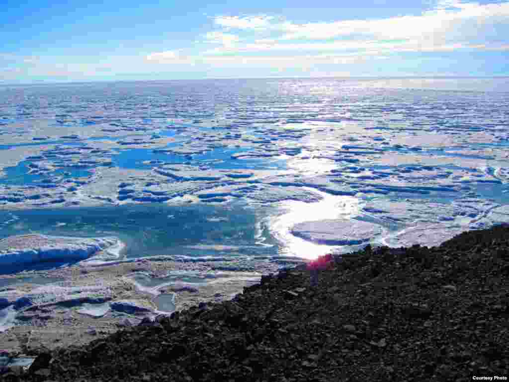 Only two percent of Antarctica is not covered in ice. (Jim Haugen/NSF) 