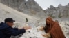 امیر نادری، هنگام کارگردانی نخستین فیلم ایتالیائی اش، مونته. 