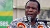 François Compaoré, le jeune frère de Blaise Compaoré, à Ouagadougou, lors d'une campagne électorale, le 28 novembre 2012.