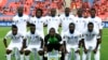 Les Léopards de la RDC lors de la CAN 2015 à Bata, Guinée Bissau, 31 janvier 2015.