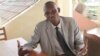 Dr Sitack Yombatina Béni, juriste et enseignant-chercheur au Tchad, le 17 août 2021. C'est l'un des leaders de Wakit-Tamma arrêtés. (VOA/André Kodmadjingar).