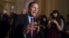 FILE - Sen. Richard Blumenthal, D-Conn., responds to questions from reporters about President Donald Trump reportedly sharing classified information with two Russian diplomats during a meeting in the Oval Office on Capitol Hill in Washington, May 16, 2017.
