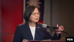 台湾总统蔡英文2019年7月11日出席台湾邦交国驻联合国代表酒会。 （台湾总统府提供）