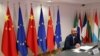 FILE - European Council President Charles Michel takes part in a virtual summit with Chinese President Xi Jinping in Brussels, Belgium, June 22, 2020. 