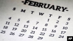 Kalendar pokazuje februar 2024. - mjesec koji ima prestupni dan, 29. februar.