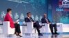 Miroslav Lajčak, glavni pregovarač Evropske unije za dijalog Beograda i Prištine, učestvuje na bezbednosnoj konferenciji u Pogorici, Crna Gora, 6. oktobra 2024 (Foto: Fejsbuk profil Miroslava Lajčaka)