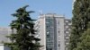 FILE - Housing blocks are seen in the Paris suburb of Saint-Denis, France. 
