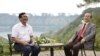 Menteri Koordinator Bidang Maritim dan Investasi Luhut Binsar Panjaitan dalam acara Tourism and Investment Forum di kawasan Danau Toba. (Foto: Courtesy/Kemenko Marves)