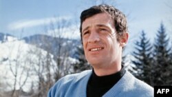 Jean-Paul Belmondo gjatë pushimeve dimërore të vitit 1960