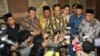 Presiden Joko Widodo di kantor PBNU, Rabu (24/12). (VOA/Andylala Waluyo)