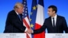 Le président américain Donald Trump et son homologue français, Emmanuel Macron, lors d’une conférence de presse à Paris, France, 13 juillet 2017.