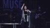 Penyanyi Neonomora saat tampil di ajang "MUSEXPO" di Los Angeles, California (dok: Neonomora)