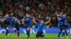 'Yan wasan Italiya suna murnar kai wa wasan karshe a gasar Euro 2020 bayan doke