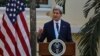 លោក John Kerry រដ្ឋមន្រ្តីក្រសួងការបរទេសសហរដ្ឋអាមេរិក ផ្តល់សន្និសីទសារព័ត៌មាន (Press Statement) អំពីដំណើរទស្សនកិច្ចរបស់លោកមកកាន់ប្រទេសកម្ពុជា នៅសណ្ឋាគារ Raffle Le Royal នៅថ្ងៃទី២៦ ខែមករា ឆ្នាំ២០១៦។ (នូវ ពៅលក្ខិណា/VOA)