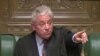 Speaker of the House John Bercow is seen after the vote on British Prime Minister Theresa May's Brexit deal, in London, Britain, Jan. 15, 2019 in this image taken from video.