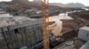 Vue partielle du barrage éthiopien en cours de construction, le 26 décembre 2019. (Photo EDUARDO SOTERAS / AFP)