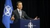 NATO Secretary General Anders Fogh Rasmussen speaks during a media conference after a meeting of NATO Defense Ministers at NATO headquarters in Brussels, Belgium, October 9, 2012.