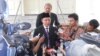 Menteri Agama yang baru, Lukman Hakim Saifuddin, berbicara pada wartawan usai pelantikan di Istana Negara, Jakarta (9/6). (VOA/Andylala Waluyo)