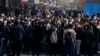 Anti-government protesters attend a demonstration blaming the government for the delayed announcement of the unintentional downing of a Ukrainian plane last week, at the Tehran University campus in Tehran, Iran, Tuesday, Jan. 14, 2020.