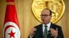 Prime Minister-designate Elyes Fakhfakh speaks during a press conference in Tunis, Tunisia, Jan.24, 2020. 