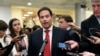 资料照：来自佛罗里达州共和党籍参议员鲁比奥（Sen. Marco Rubio, R-FL）在国会山接受媒体采访（2019年7月10日）。
