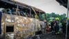 More than 20 killed in fiery school bus crash in Thailand  