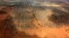 FILE - An aerial view shows makeshift shelters at the Dagahaley camp in Dadaab, near the Kenya-Somalia border in Garissa County, Kenya.