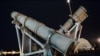 FILE - Harpoon missile launchers are seen on the U.S. Navy USS Coronado, which docked at Changi Naval Base in Singapore, Oct. 16, 2016. Pakistan is concerned by a proposed sale of Harpoon missiles to India.