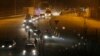 South Korean vehicles return from the inter-Korean Kaesong Industrial Complex in North Korea to the customs, immigration and quarantine (CIQ) office in the South, just south of the demilitarized zone separating the two Koreas in Paju, north of Seoul early