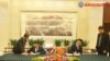 លោកនាយ​ឧត្ដមសេនីយ៍ នេត សាវឿន (ឆ្វេង) អគ្គស្នងការ​នគរបាល​ជាតិ និង​លោក​ ទូ ហាងហៃ្វ អនុ​រដ្ឋមន្ត្រី​នៃ​ក្រសួង​សន្តិសុខ​សាធារណៈ​ចិន ក្នុង​ពិធី​ចុះ​ហត្ថលេខា​មួយ នៅ​​ទី​ក្រុង​ប៉េកាំង​កាល​ពី​ដើម ខែកញ្ញា ឆ្នាំ២០១៩។ (រូបភាព​ពី​​គេហទំព័រ​​នគរបាល​ជាតិ)