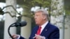 President Donald Trump speaks during the daily briefing on the novel coronavirus in the Rose Garden of the White House in Washington, March 30, 2020.