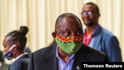 Umongameli Cyril Ramaphosa wele South Africa