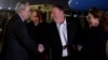 U.S. Secretary of State Mike Pompeo and his wife, Susan, are greeted by Assistant Foreign Minister For North and South American Affairs Reda Habeeb Ibrahim Zaki and Charge d'Affaires for the U.S. Embassy in Egypt, Tom Goldberger, as they arrive in Cairo, Jan. 9, 2018.