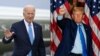 ARHIVA - Američki predsjednik Joe Biden i njegov prethodnik Donald Trump (Foto: ANDREW CABALLERO-REYNOLDS and JOSEPH PREZIOSO / AFP)