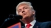 Donald Trump holds a rally in Fort Lauderdale, Florida.