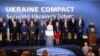 Tổng thống Ukraine Volodymyr Zelenskyy (phải) phát biểu tại cuộc họp của Hiệp ước Ukraine bên lề hội nghị thượng đỉnh kỷ niệm 75 năm thành lập NATO tại Trung tâm Hội nghị Walter E. Washington ở Washington, DC, ngày 11/7/2024.