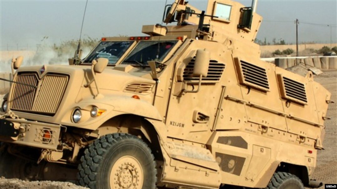 AQSh O’zbekistonga 308 dona bronetransportyor (MRAP - zirxli mashina), shuningdek, 20 dona zirhli remont-evakuatsiya mashinasi (BREM) uzatmoqda. 