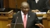 South African President Cyril Ramaphosa delivers his fifth State of the Nation Address in Cape Town, South Africa, Feb. 11, 2021.