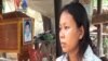 អ្នកស្រី​នួន ឆវី ជា​ភរិយា​របស់​សព​លោក​ រីម សារឿន​​​ដែល​ជា​កម្មករ​ម្នាក់​ដែល​បាន​ស្លាប់​នៅ​ក្នុង​​​ហេតុ​ការណ៍​បាក់​ធ្លាក់​ពិដាន​ឡៅតឿ​មួយ​​​​​​នៃ​​​រោងចក្រ​​​ផលិត​​​ស្បែក​​​​ជើង វីង​ស្តារ​នៅ​ថ្ងៃ​ទី​ ១៦ ខែ​ឧសភា ឆ្នាំ​២០១៣។