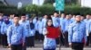 ASN mengikuti upacara bendera. Presiden Joko Widodo menegaskan, netralitas ASN dalam Pilpres 2024 akan tetap terjaga. (Foto: Humas PANRB)