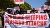 FILE - Petitioners march to Malawi's parliament to protest attacks on albinos in the country, in Lilongwe, Malawi, May 24, 2016.(L. Masina/VOA)