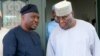 Gwamna jihar Adamawa Ahmadu Fintiri, hagu da Atiku Abubakar, dama (Facebook/Gwamnatin Adamawa)
