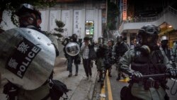 VOA Asia - Turbulence on Hong Kong streets