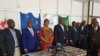 Les responsables des partis de l’opposition réunis à Kinshasa, 11 avril 2018. (VOA/Top Congo)