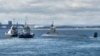 지난해 호주 스털링에서 미 해군 소속인 버지니아급 잠수함인 USS 하와이(SSN-776)가 수시를 마친 후 정박해 있다.