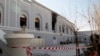 A view of the guesthouse after a bomb blast in Kandahar, Afghanistan, Jan. 11, 2017. 